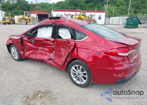 2020 Ford Fusion Hybrid Sel from USA, damaged, VIN 3FA6P0MU3LR106195